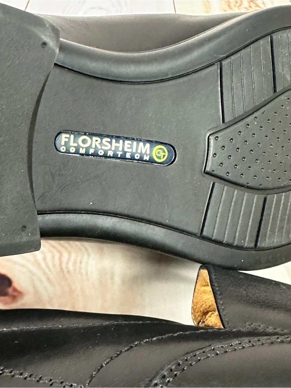 Florsheim Black Leather Slip-On Dress for the Loafers